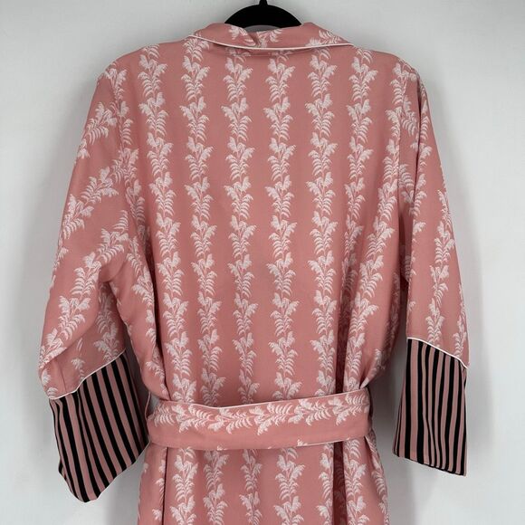 NWT NOTES DU NORD Kia Powder Palm Robe In Pink Size 42 Style 11025 - Picture 8 of 12
